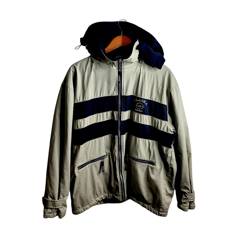 Vintage Alaska Fleece Lined Jacket - Stay Cozy and Stylish!
